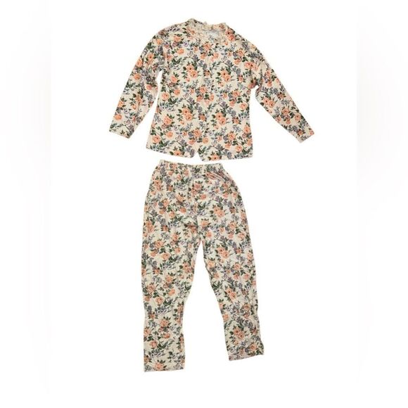 Victoria's Secret Other - Vintage Gold Tag Victorias Secret 100% Cotton Floral Pajama Set - Size Small